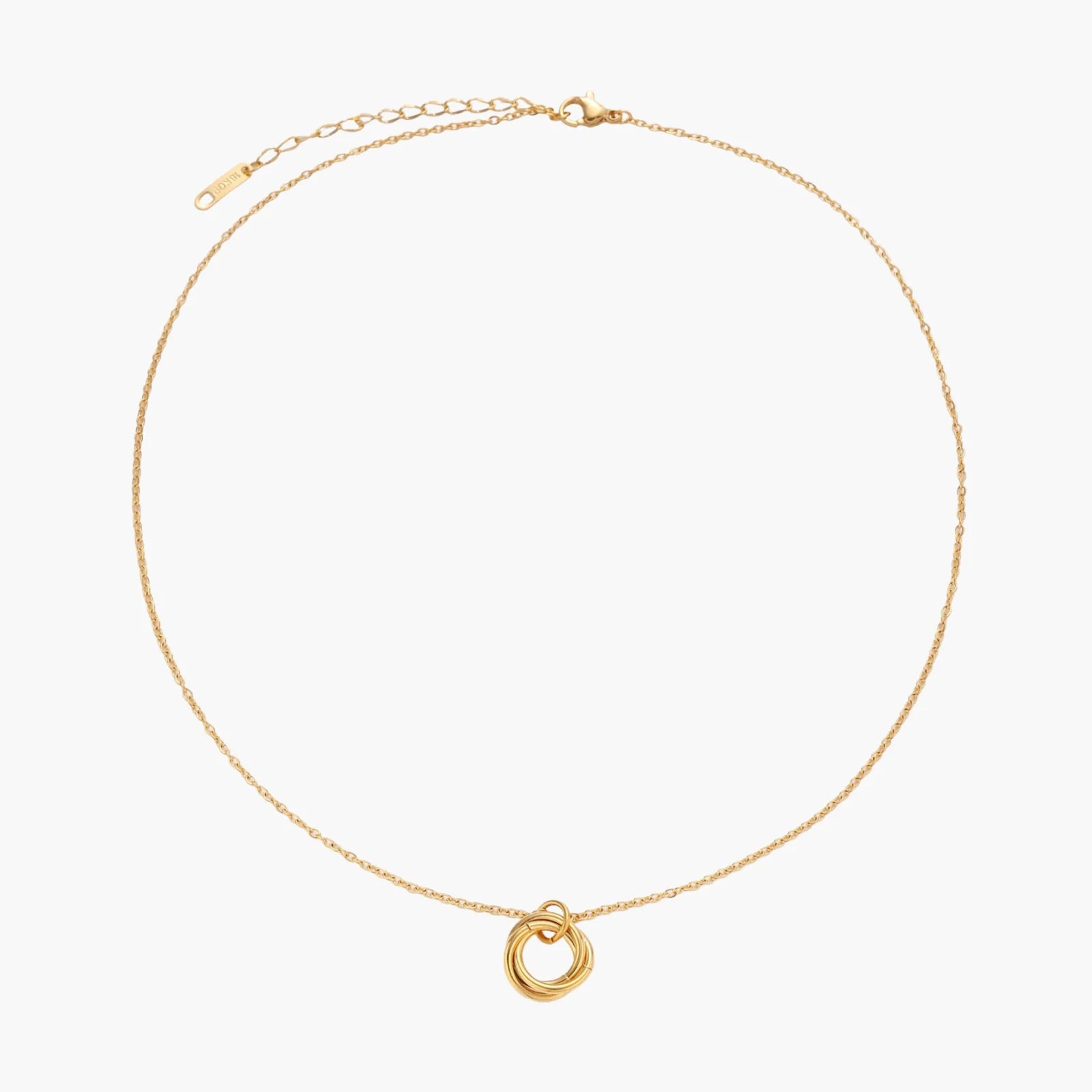 Infinity Harmony 18K Gold Plate Stainless Necklace