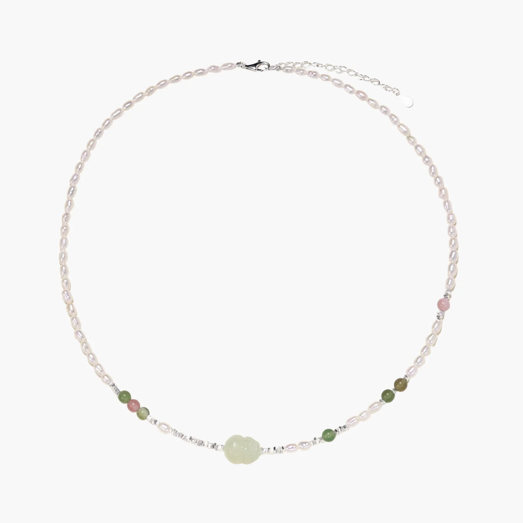 Jade Garden Pearl Necklace