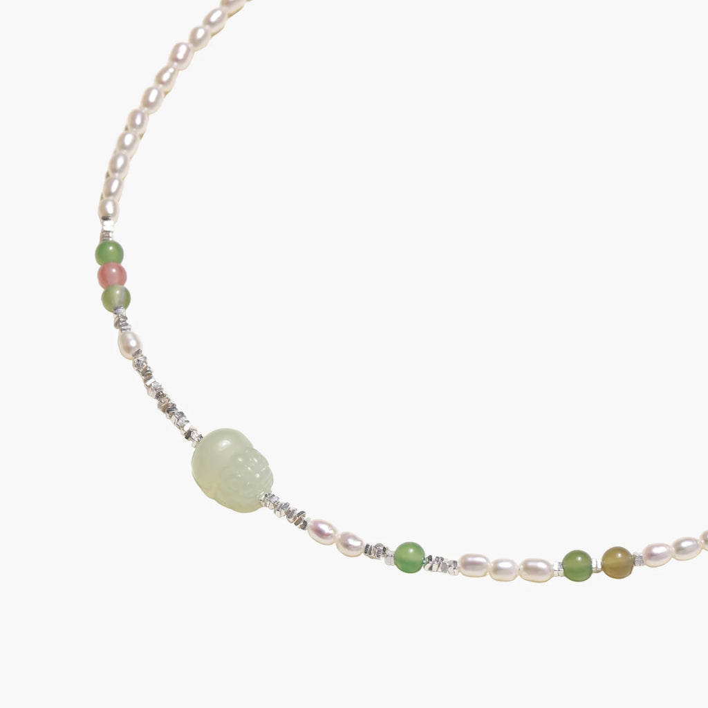 Jade Garden Pearl Necklace