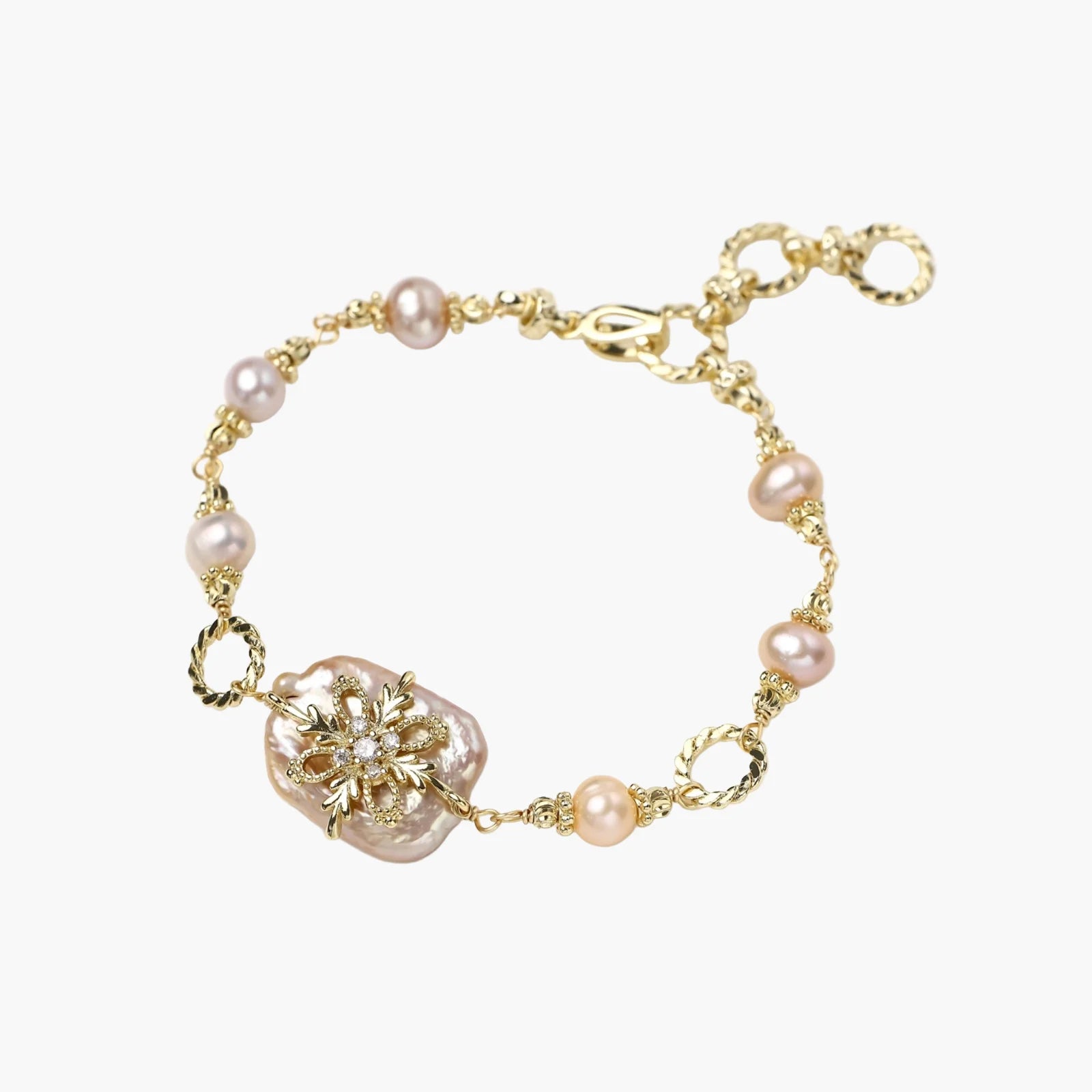 Baroque Pearl Bloom Bracelet