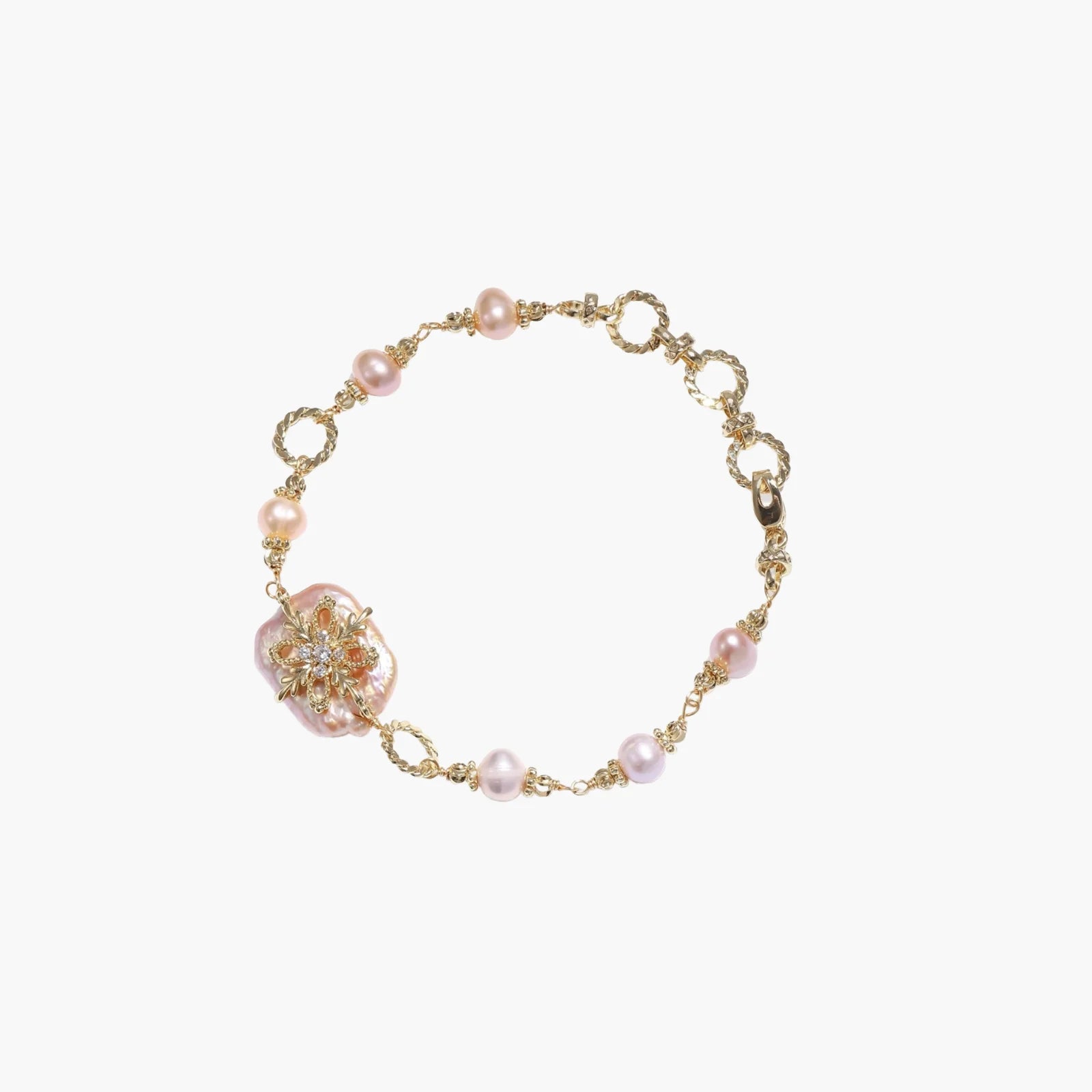 Baroque Pearl Bloom Bracelet