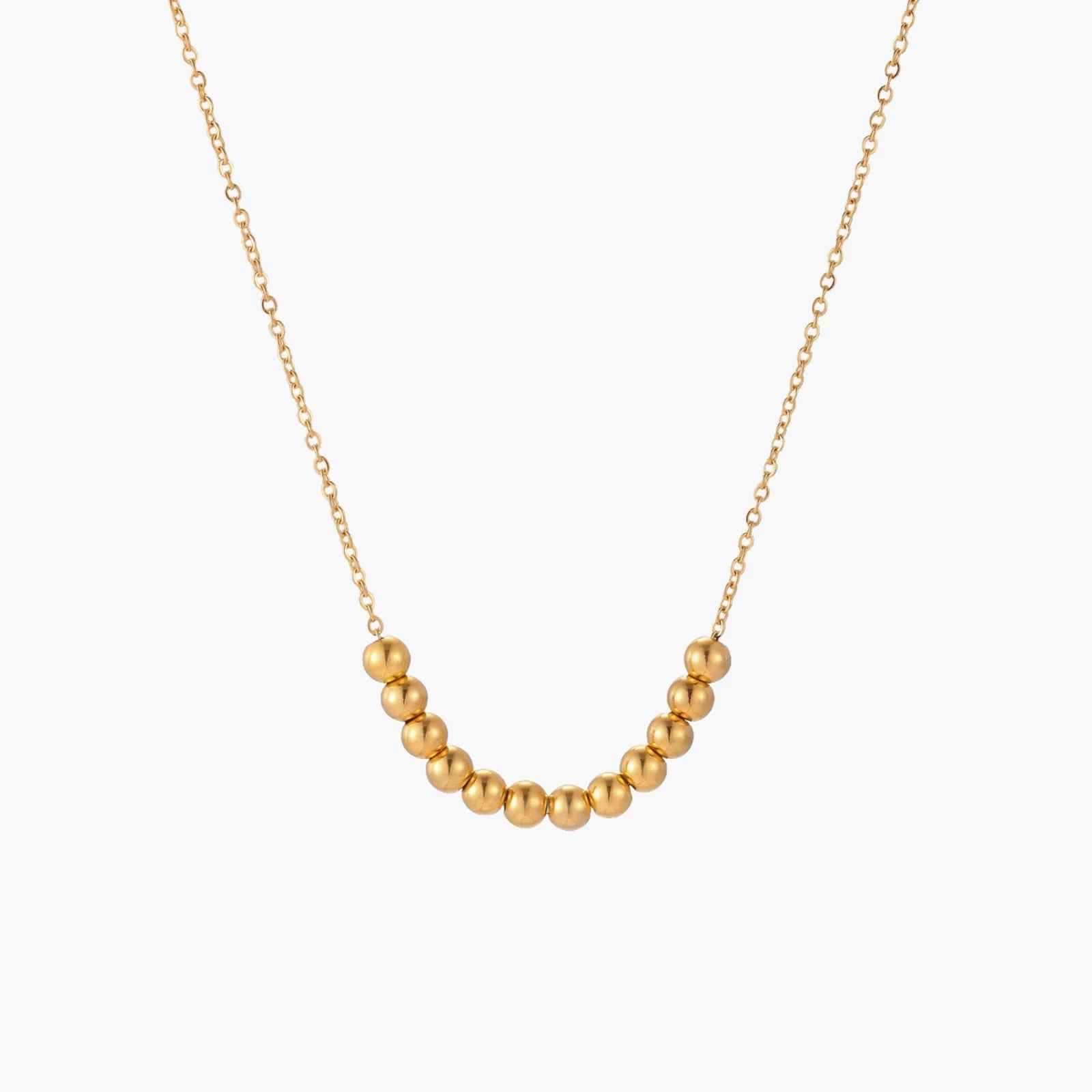 Golden Sphere Necklace