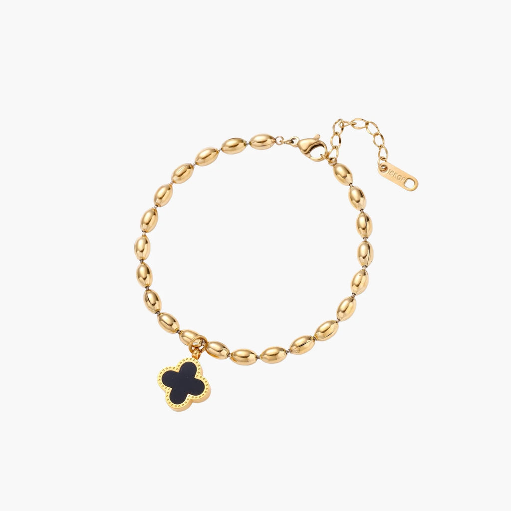 Lucky Clover Beaded Bracelet