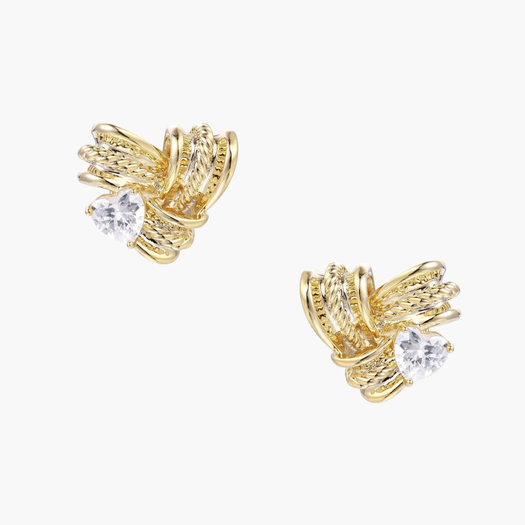 Golden Goddess  18K Gold Studs