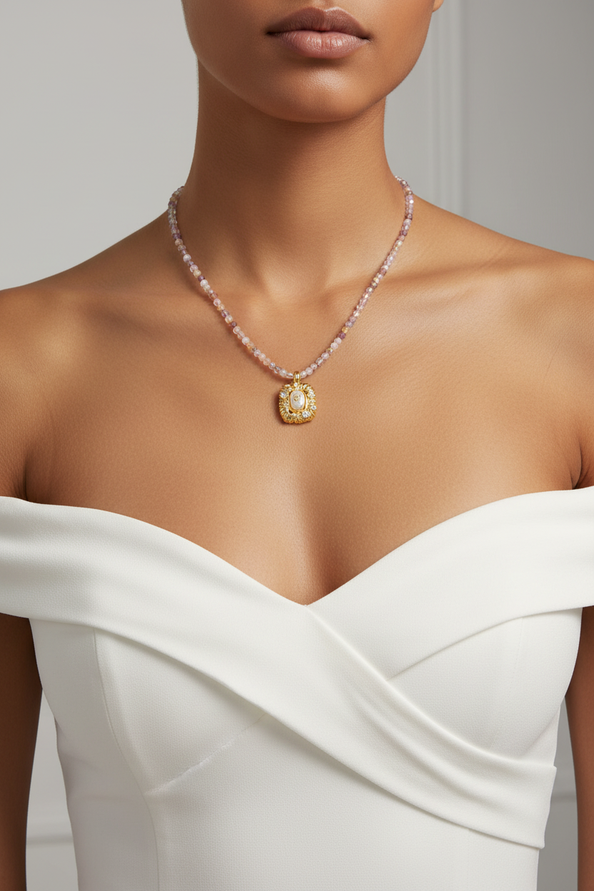 Baroque Dreams Gemstone Necklace