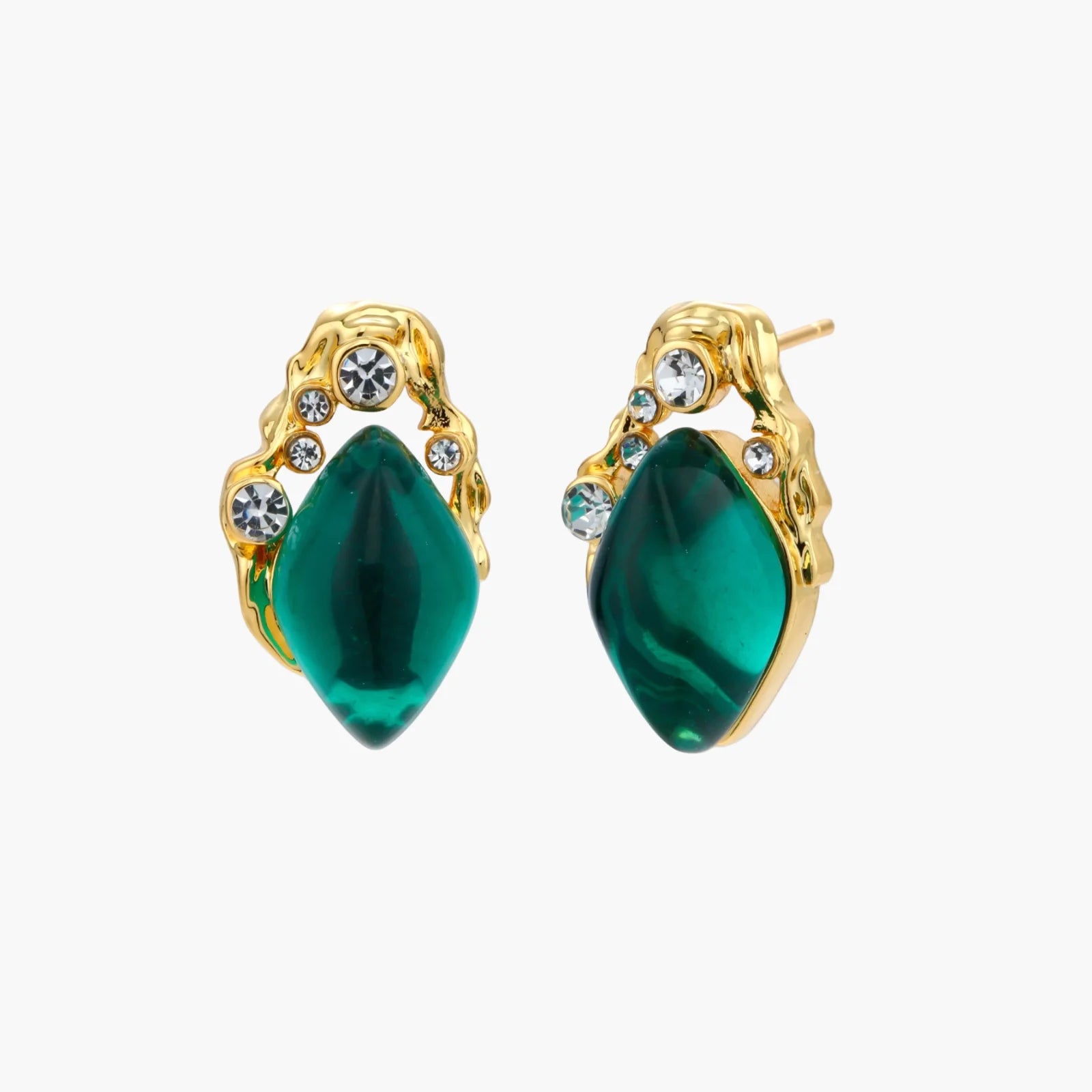 Emerald Mystique Studs