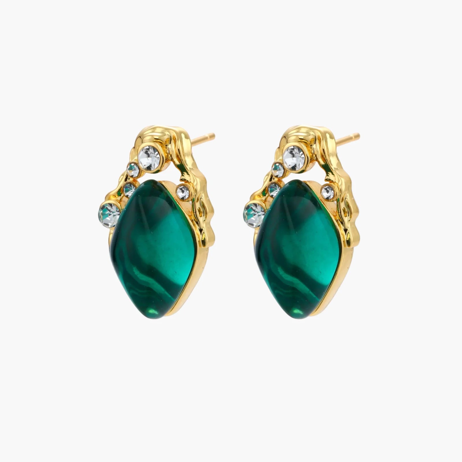 Emerald Mystique Studs