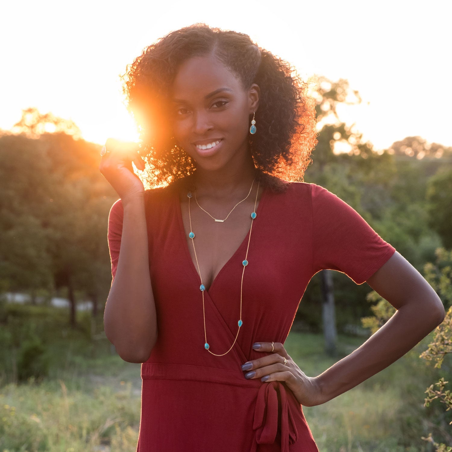 14 Karat Gold Plated Sterling Silver Mini CZ Bar Necklace